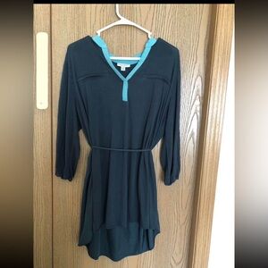 Liz Lange Maternity Blue/Teal shirt size XL